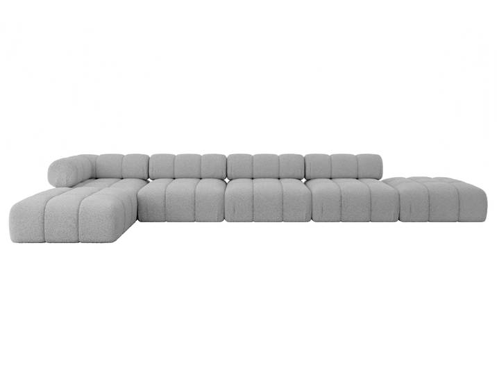 Ecksofa Kerru-L3 Hellgrau - Quelle 83