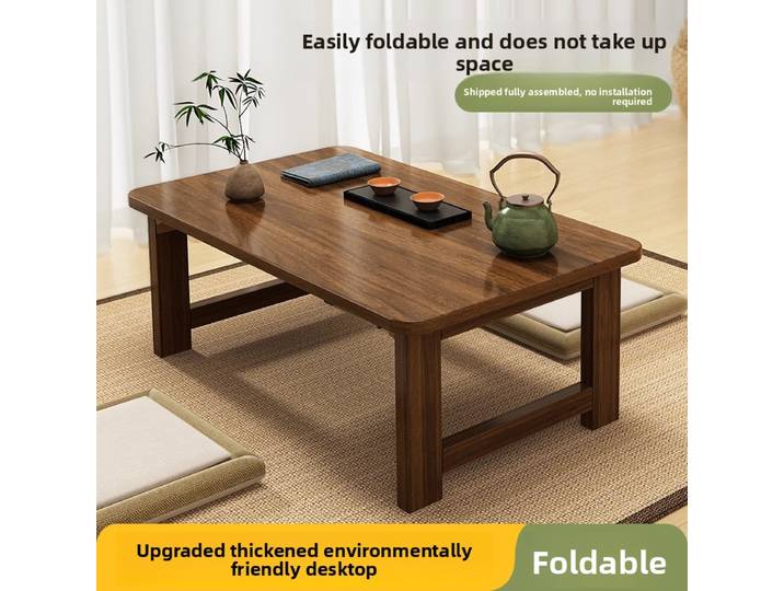 Table de fenêtre en baie, petite table, table à thé japonaise Tatami, table Kang, table basse pliable, table Kang, table de sol, table basse