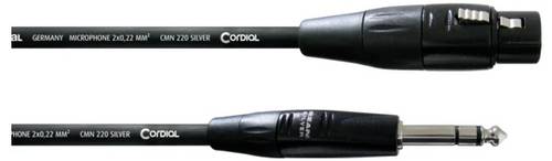 Cordial CIM 0.6 FV Mikrofonkabel 2 x 0.22mm² Schwarz 1St.