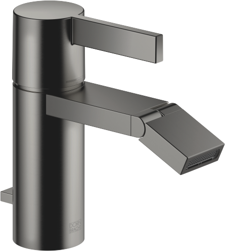 Dornbracht Imo Bidet mitigeur monocommande 33600670-99 avec garniture de vidage , Dark Platinum mat