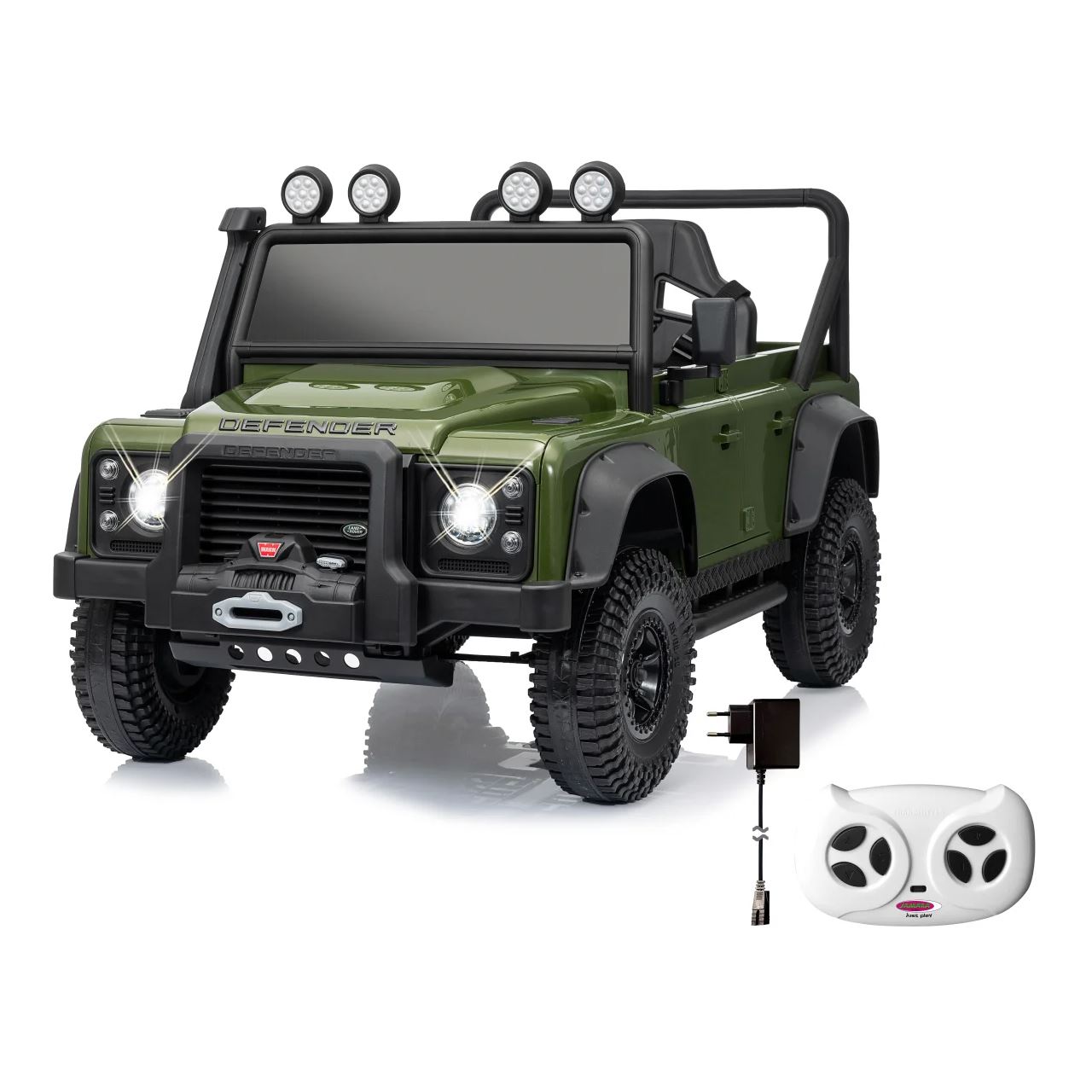 Jamara Ride-on Land Rover Defender 110 SVX gr?n 2,4GHz Li-Po