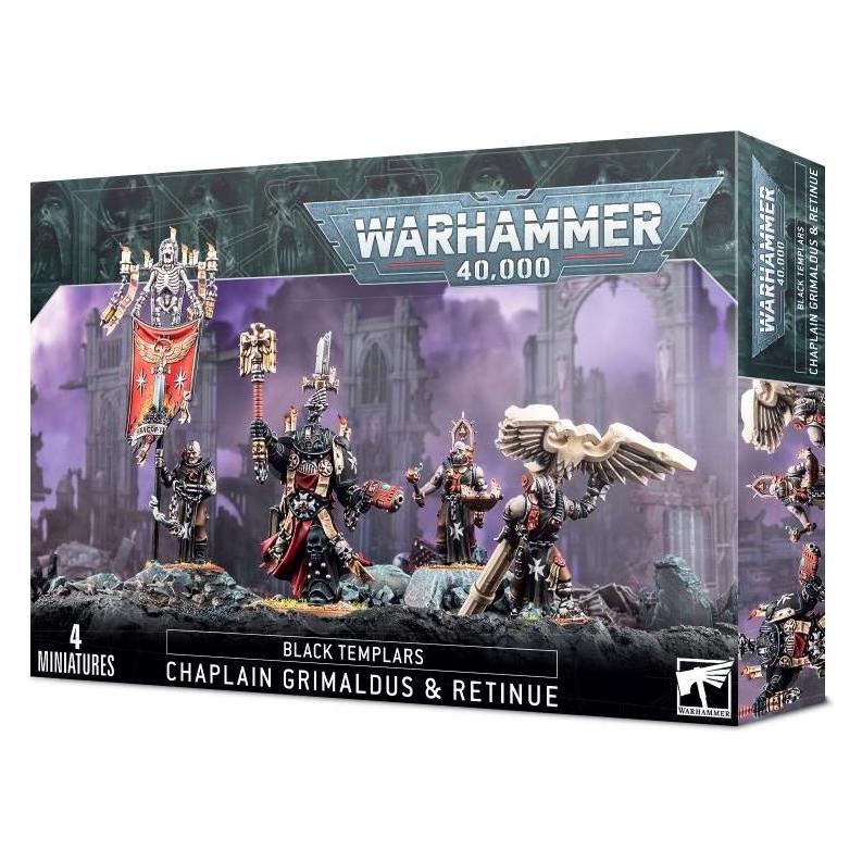 Games Workshop Chaplain Grimaldus & Retinue (Kunststoff) (55-44)