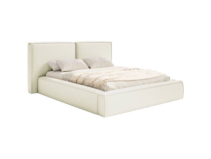 Polsterbett 160x200 cm Tilves mit Stauraum, Metallrahmen,
