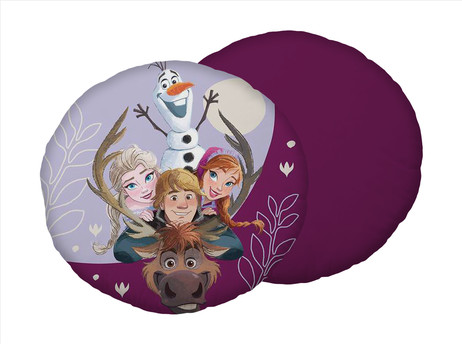 Disney Frozen rond sierkussen voor kinderen van polyester