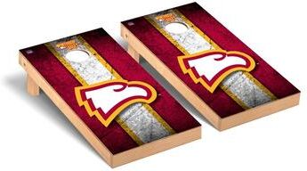 Skip's Garage Winthrop Eagles Vintage Cornhole Board Set