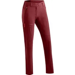 MAIER SPORTS Damen Hose Lulaka Loop, Größe 48 in Rot Rot