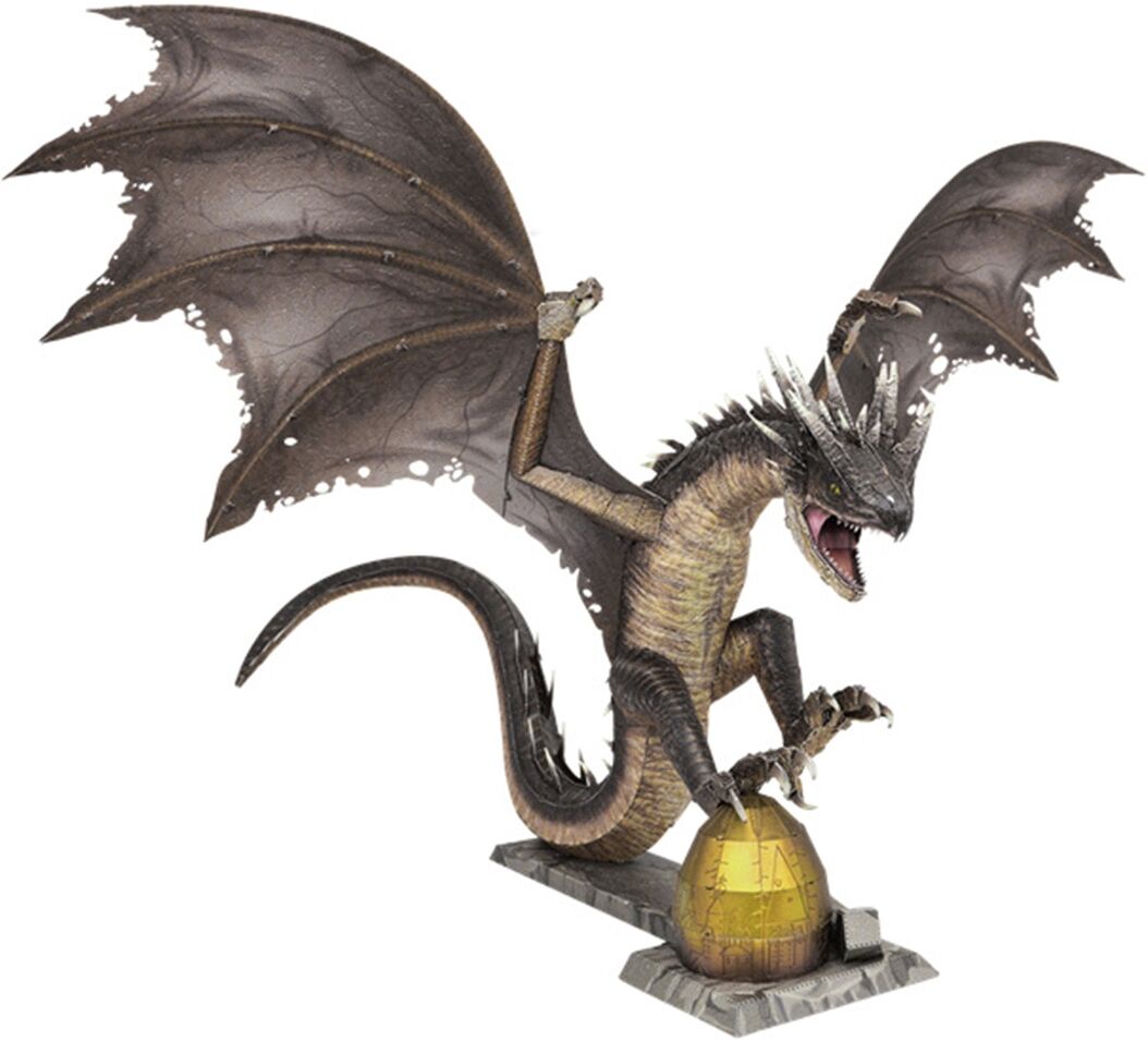 Harry Potter Figura Metal Earth Hungarian Horntail . Negro