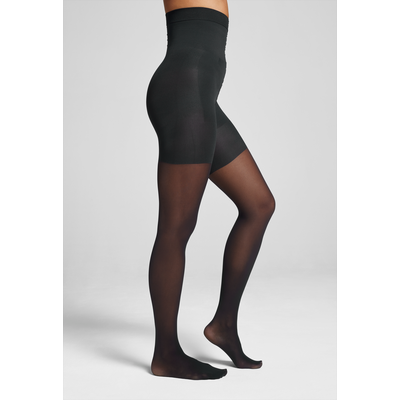 Shaping-Strumpfhose CALVIN KLEIN JEANS "WOMEN TIGHT SHAPER", Damen, Gr. L, schwarz, Obermaterial: 78% Polyamid, 22% Elasthan, Strumpfhosen, High Waist, elastisch