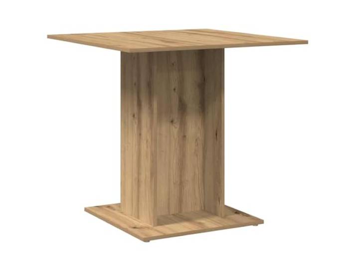 Roanoer Esstisch Quadratisch 80x80x75 cm Artisan-Eiche Kompakter Speisetisch für Küche und Essbereich, solide Platte mit pflegeleichter robuster Deckschicht im Holzdesign.