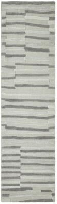 KALATY Gray Layered Stripe Indoor/Outdoor Area Rug