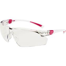 Univet 506UP 506U-03-02 Schutzbrille mit Antibeschlag-Schutz, inkl. UV-Schutz Weiß, Rosa EN 166 DIN 166