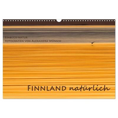 Einblick-Natur: Finnland natürlich (Wandkalender 2026 DIN A3 quer), CALVENDO Monatskalender