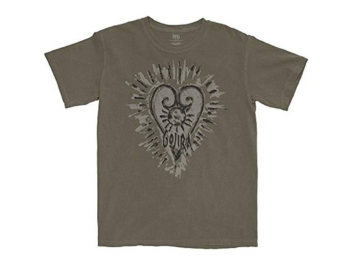 Gojira Tee: Fortitude Heart - XX-Large - Grey - Unisex