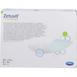 Zetuvit Plus Silicone Steril 20x25 cm 10 ST