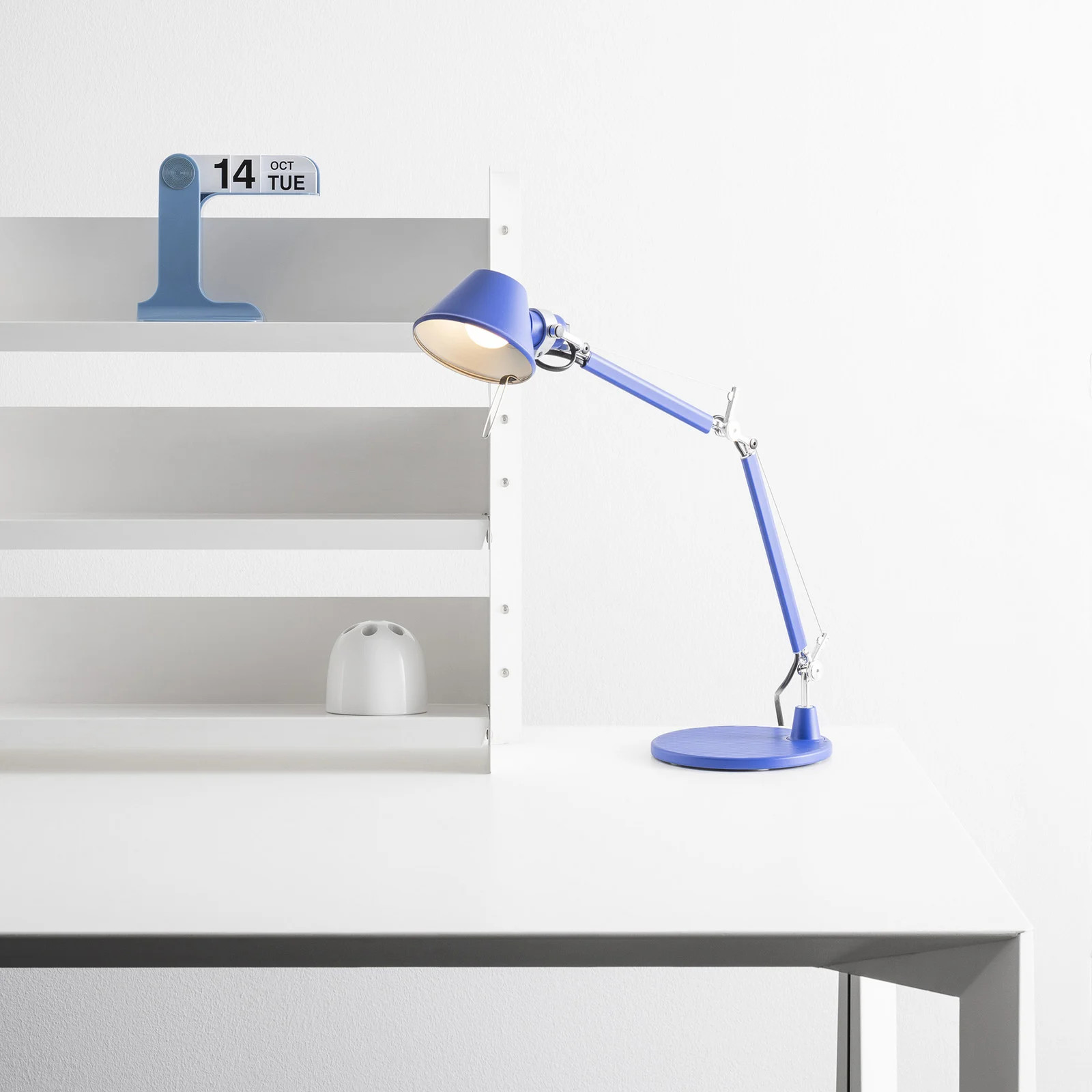 Artemide Tolomeo Micro tafellamp blauw - Aluminium