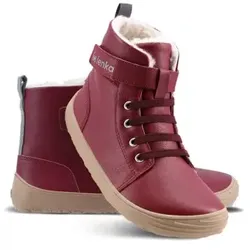 Be Lenka Winter Kids Barfußschuhe - Dark Cherry Red 26