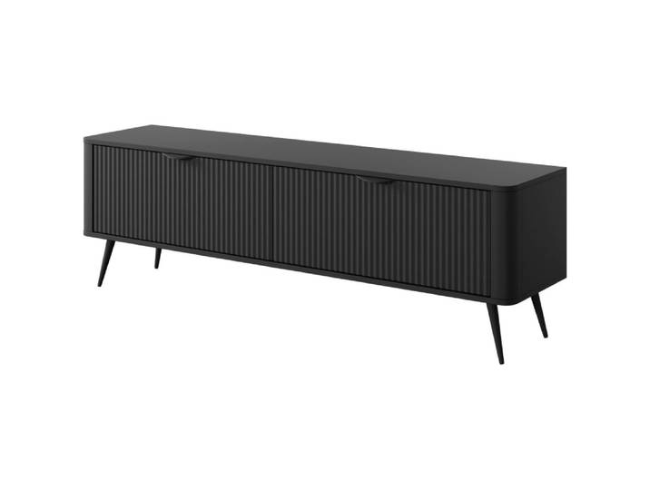 Meuble TV coloris noir 163 x 38 x 51 cm
