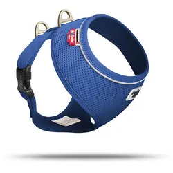 Curli Basic Geschirr Air-Mesh Blau | Gr. XS Hundegeschirr