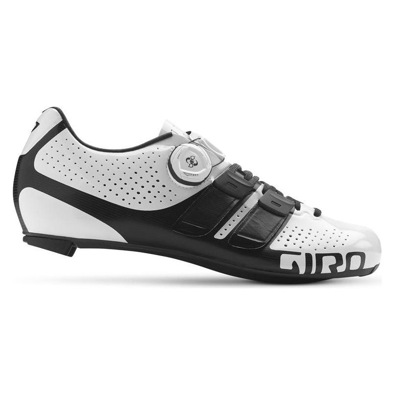 Giro Damen Factress Techlace Road Radsportschuhe-Rennrad, Mehrfarbig (White/Black 000), 37.5 EU (38) (25127241)