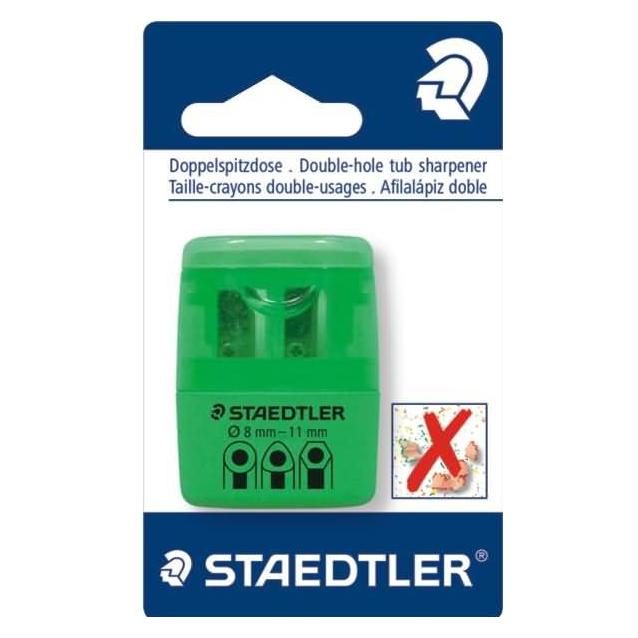 Staedtler Doppelspitzdose neon grün 51260F50BK (51260F50BK)
