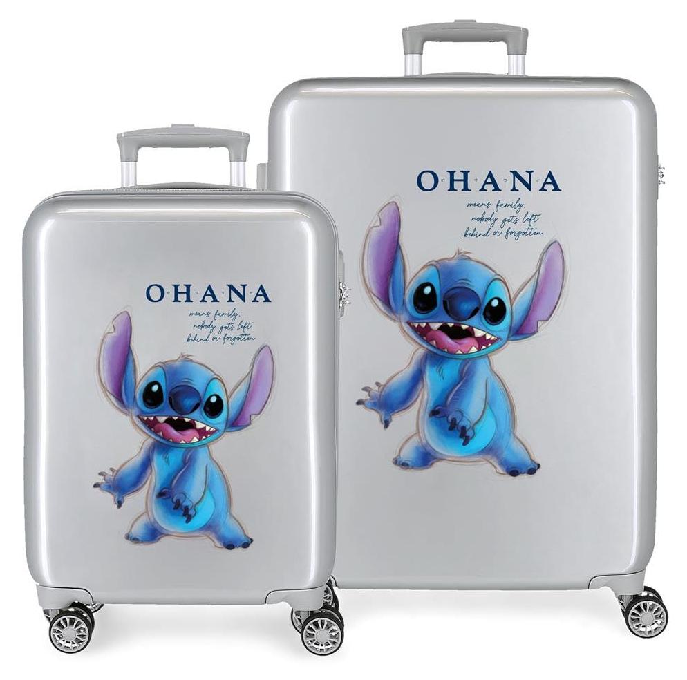 Disney Stitch ABS pack 2 Rollkoffer/Koffers