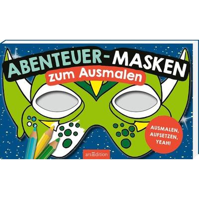 Abenteuer-Masken zum Ausmalen