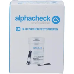 Alphacheck, Bluttest, professional Blutzucker Teststreifen