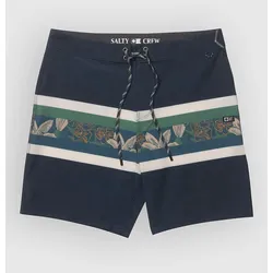 Salty Crew Crew Stripe Boardshorts cast blue Gr. 34