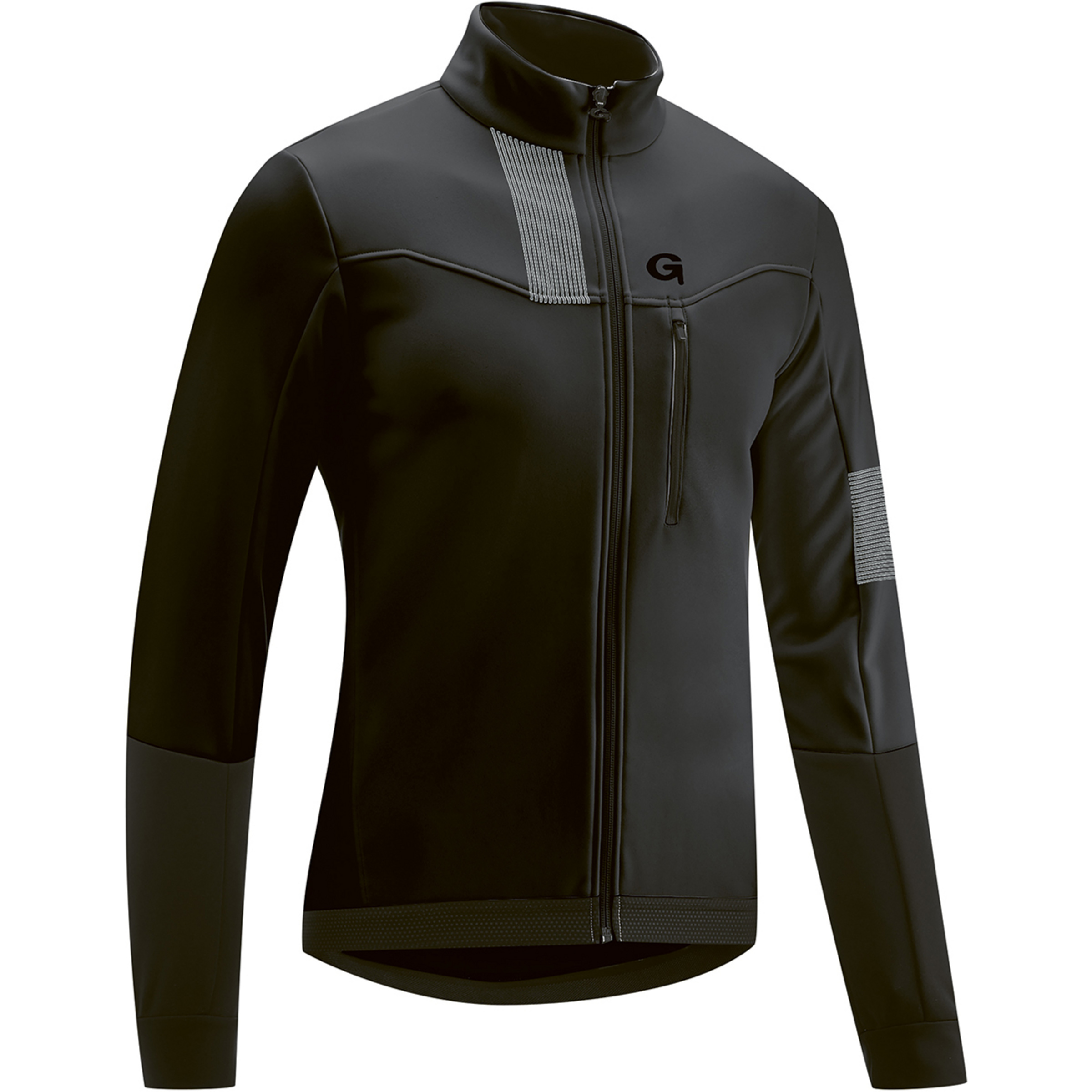 Gonso Valaff Herren Softshelljacke schwarz Größe XL Rennrad | Gravel Elastisch