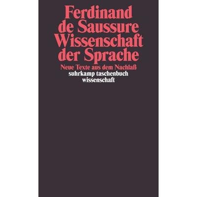 Wissenschaft der Sprache, Taschenbuch von Ferdinand de Saussure, Suhrkamp, 978-3-518-29277-8