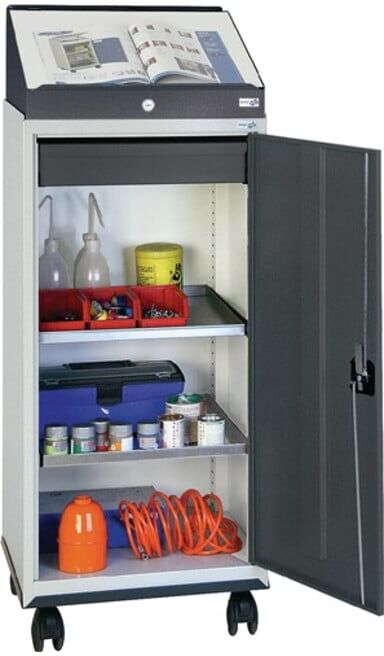 Jeu d'armoire à outils avec pupitre rapporté H1310xl500xP500mm ; Stumpf Metall (3091171)
