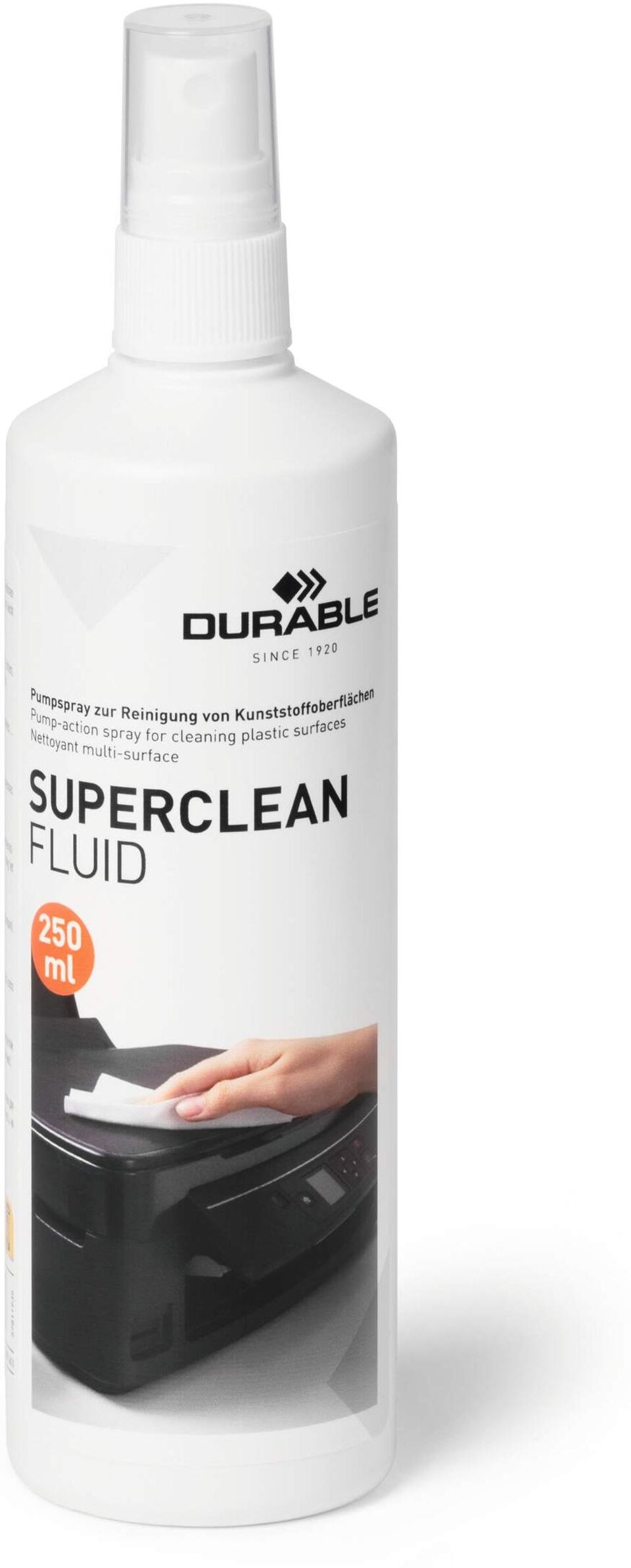 DURABLE Cleaning spray plastytor 250ml