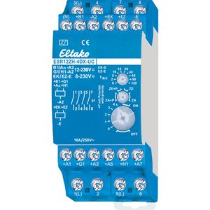 Eltako Stromstoßschalter ESR12ZH-4DX-UC Hutschiene, 12 - 230 V, 16 A, 4 x 1 Schließer, elektronisch