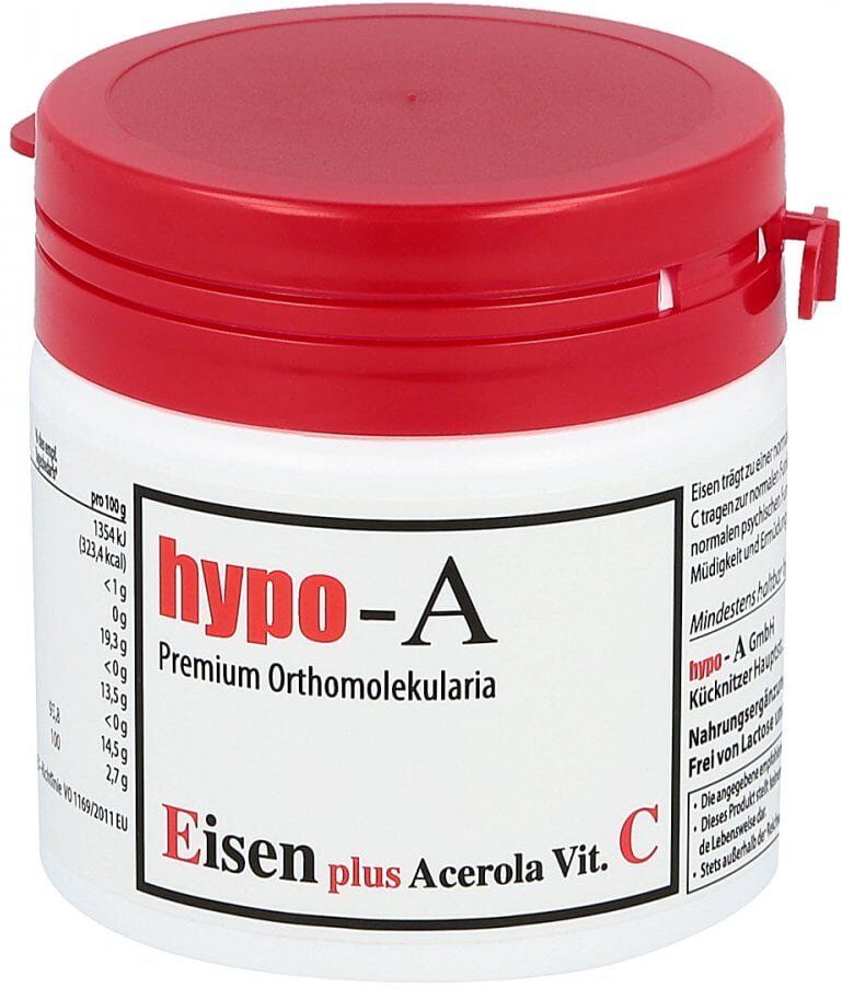 Hypo A Eisen + Acerola Vitamin C Kapseln 120stk