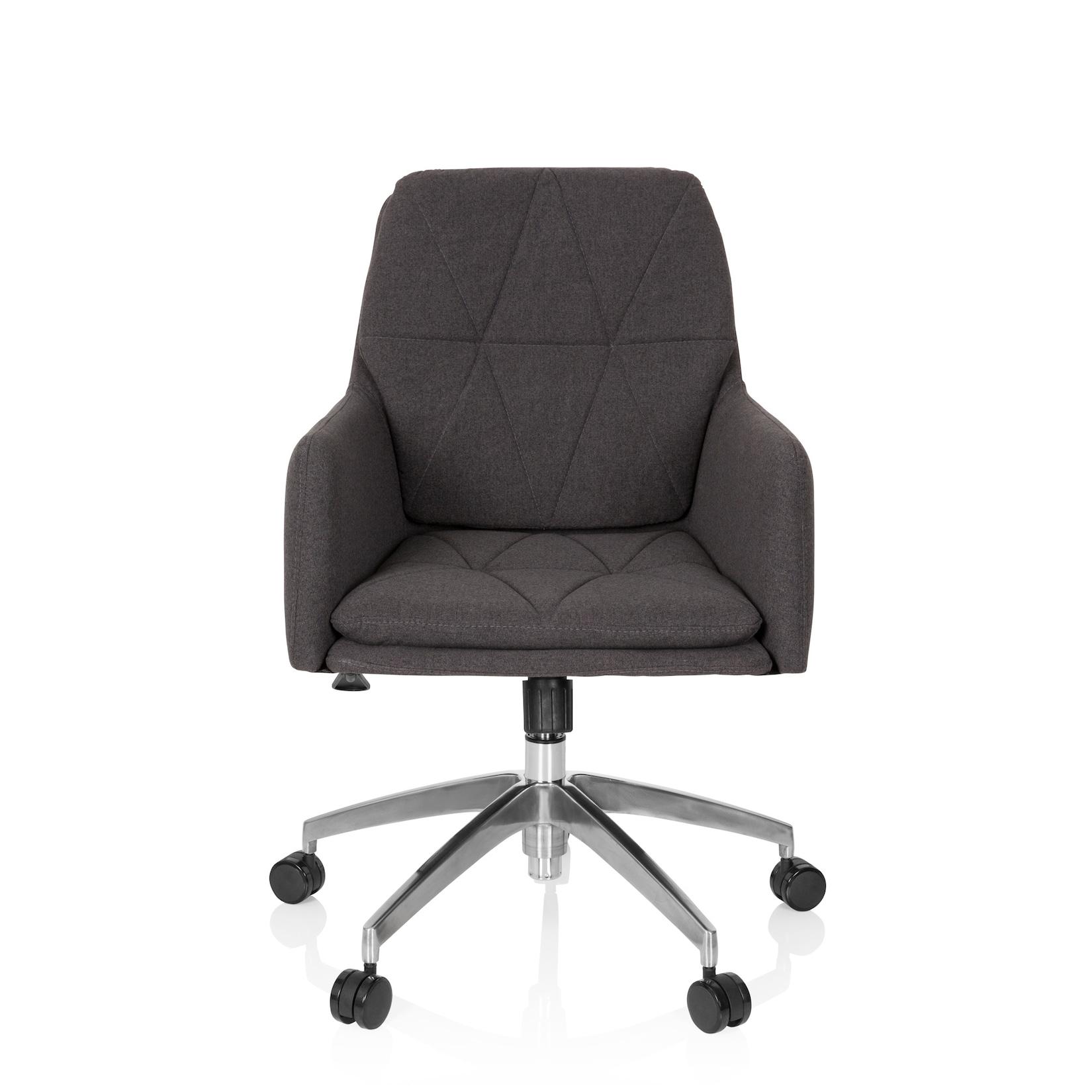 hjh OFFICE Home Office Bürostuhl SHAKE 350 Stoff mit Armlehnen