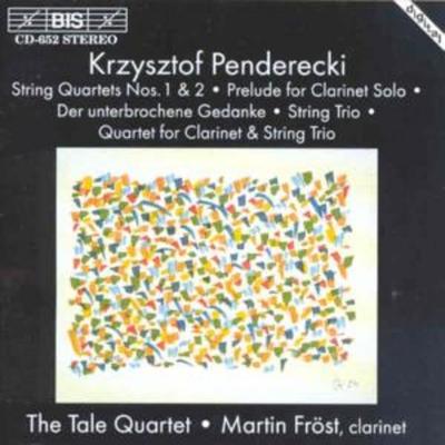 Kammermusik-Streichquart.1 u.2/Streichtrios/+ - Tale Quartet,Martin Fröst, CD