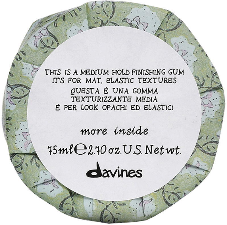 Davines More Inside this is a medium hold finishing gum 75 ml