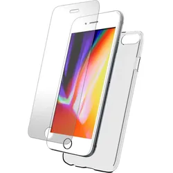 BigBen Handy-Cover Tasche + Glas für iPhone 7/8 transparent