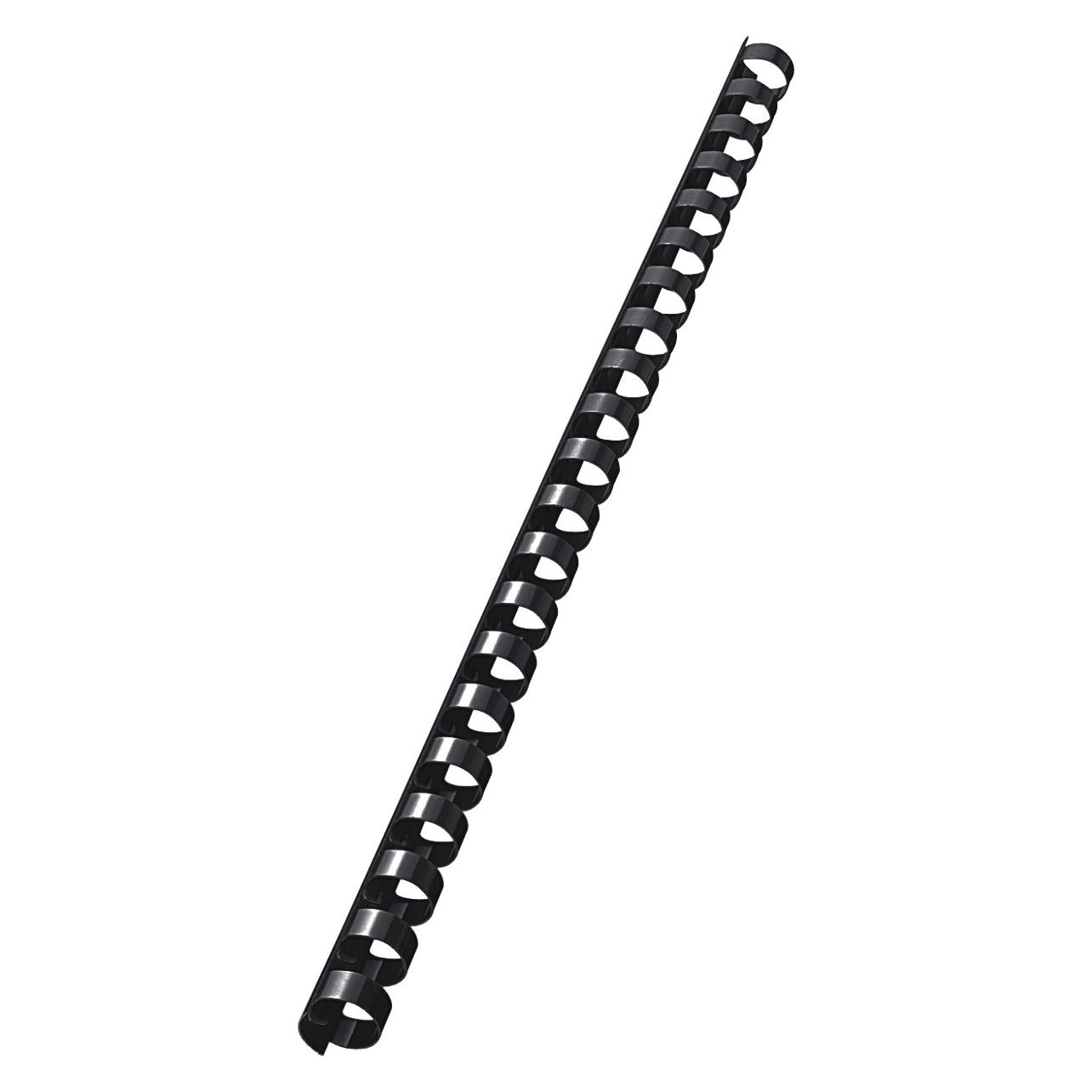 Leitz comBIND Plastikbinderücken A4 100 Stk. - Ø 12 mm, schwarz (35043)