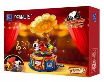 Pantasy Bouwdoos Snoopy Grammofoon, 31 cm