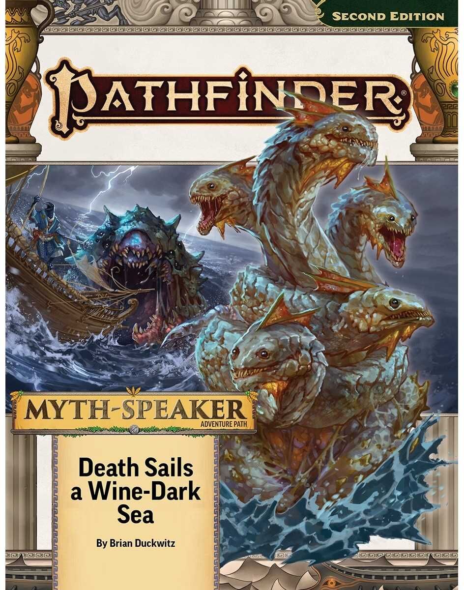Pathfinder Adventure Path: Death Sails a Wine-Dark Sea (Myth-Speaker 2 of 3) (P2) by Paizo Publishing, Fantasy Adventure for 4th-Level Characters