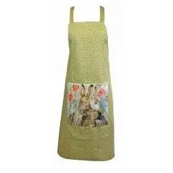 Alex Clark Art, Kochschürze, Küchenschürze „Hase und Mohnblumen“