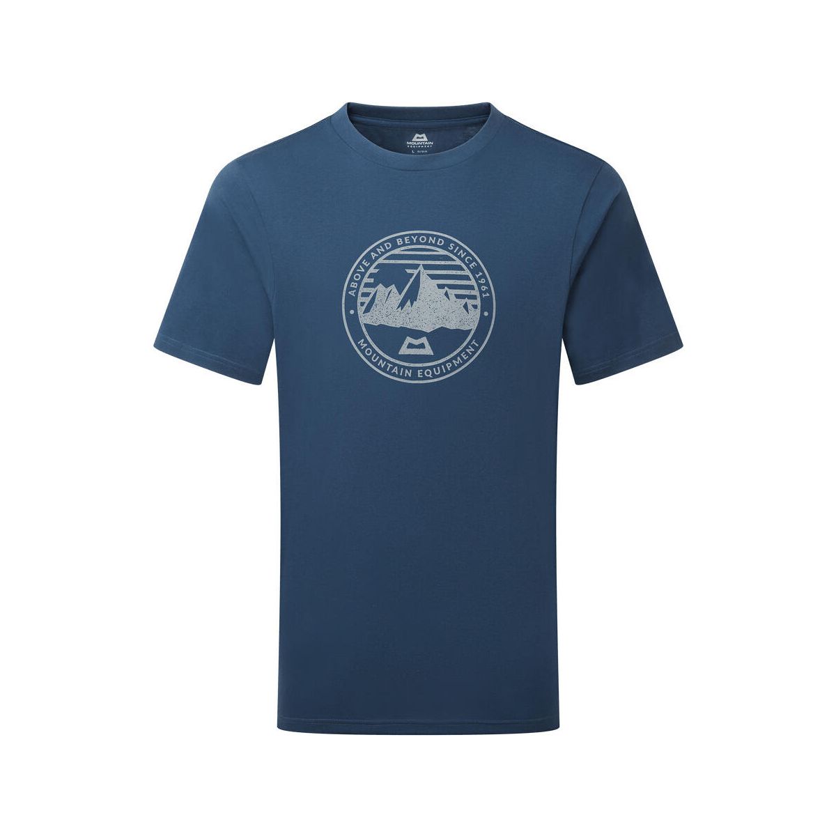 Mountain Equipment Roundel Mens Tee denim blue (Me-01476) L ME-008549-Me-01476-L