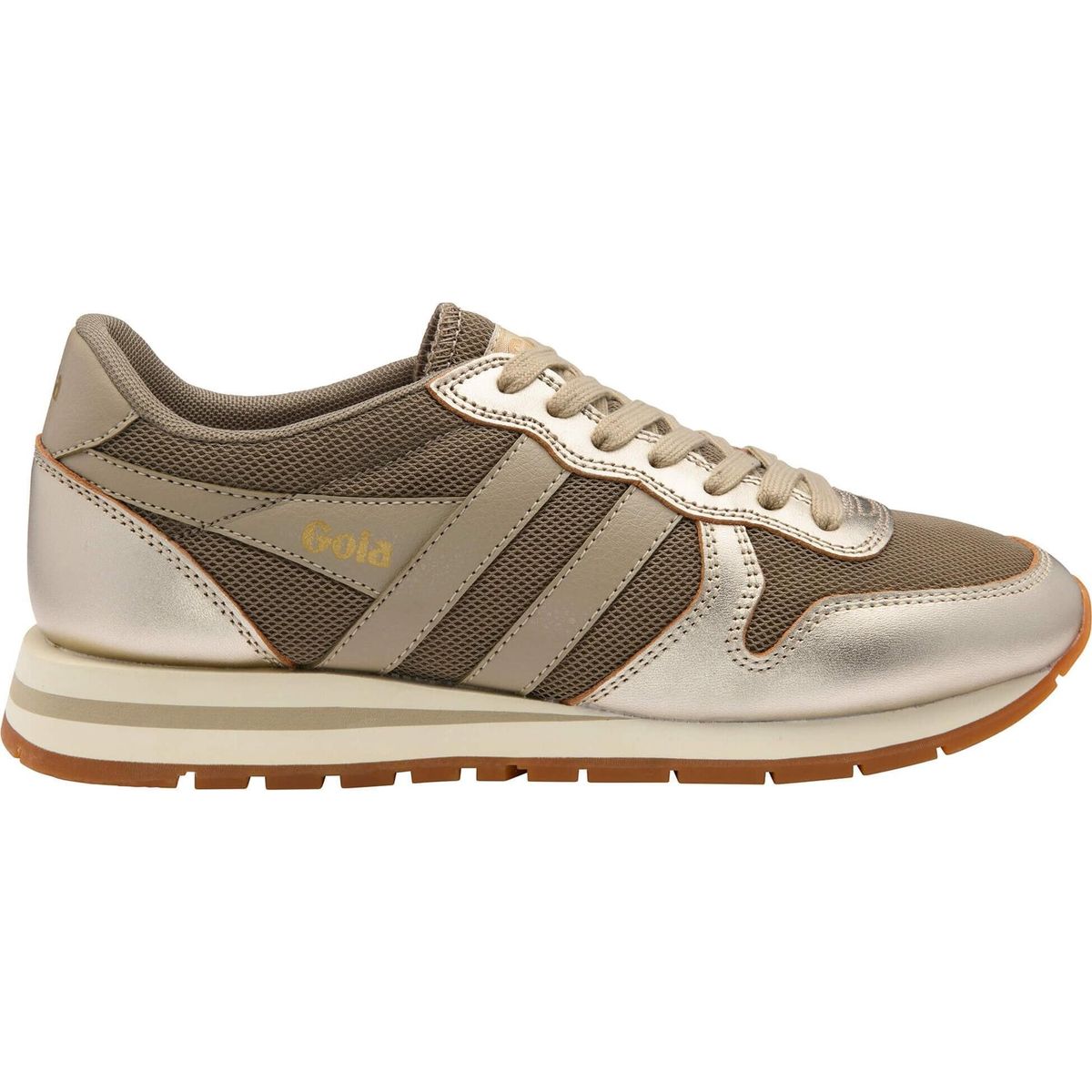 Gola Daytona Glimmer Sneaker Women rhino/gold/bone (FY) 41 CLB911-FY-41-rhinogoldbone
