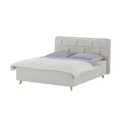 Kollektion Kraft Polsterbettgestell   ¦ grau ¦ Maße (cm): B: 186 H: 103