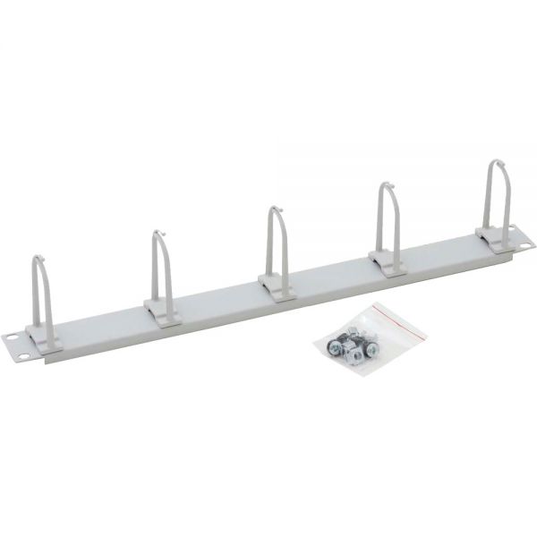 TRITON Kabelmanagement-Panel m. 5 Bügel 1HE lichtgrau Rack-Zubehör 1 HE (922431)
