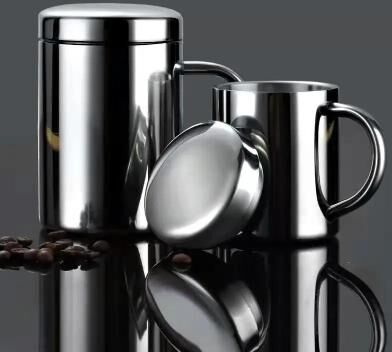 Uplifted Finds Stainless Steel Double Layer Insulated Coffee Mug 300 Ml With Lid