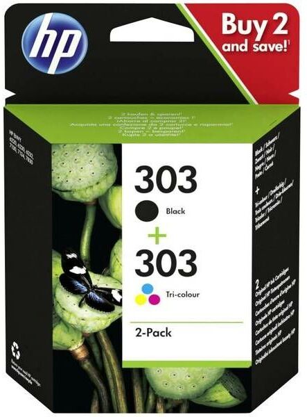 HP 303 (3YM92AE) - Noir + 3 couleurs - Cartouche d'encre - Multipack Noir + 3 couleurs