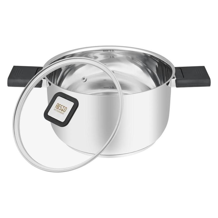 Resto CASSEROLE D20CM 3.2L/92203 (Stielkasserolle, Edelstahl) (41006145)