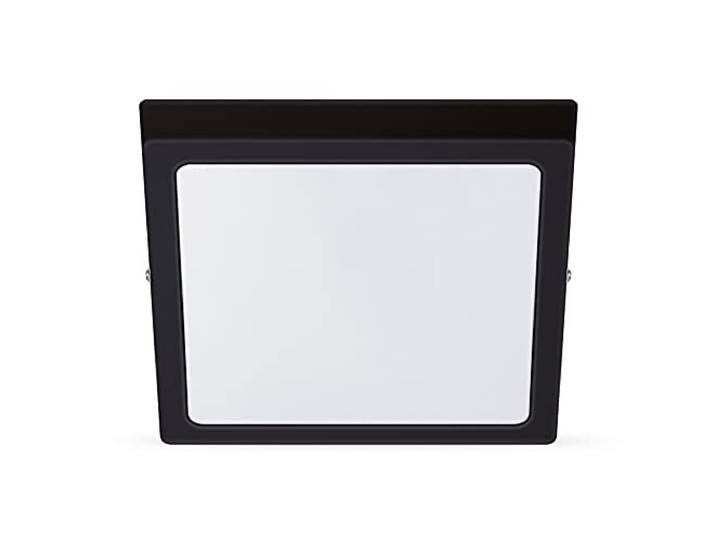 PHILIPS LED Einbauspot Slim Surface, 20W, warmweißes Licht (2700K), quadratisch, Schwarz